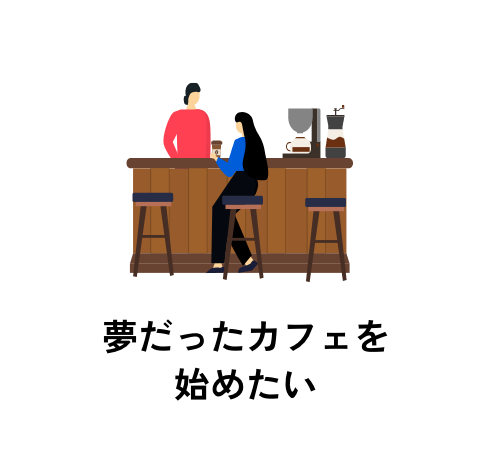 夢だったカフェを始めたい